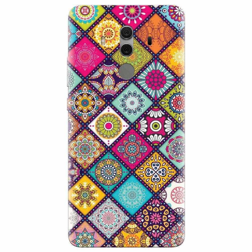 Husa silicon pentru Huawei Mate 10 Pro, Mandala Pattern