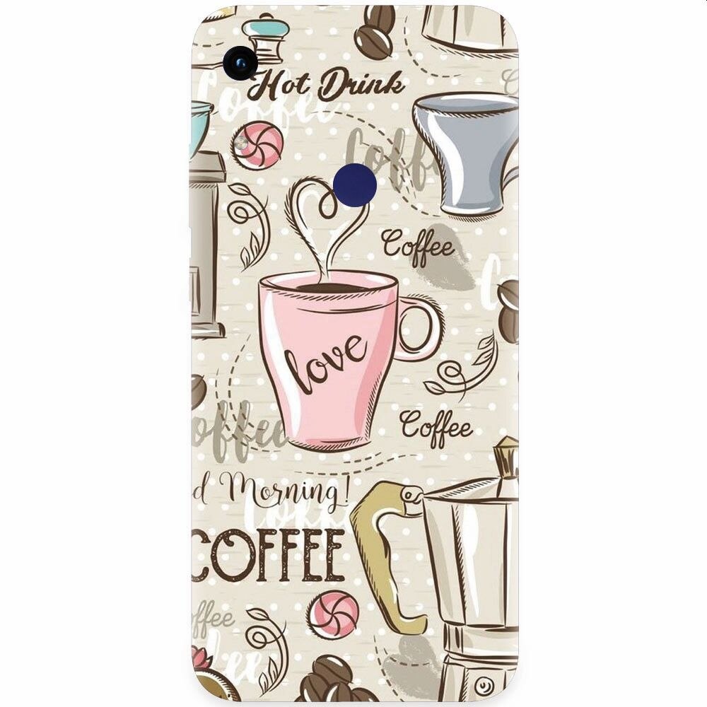 Husa silicon pentru Honor Play 8A, Coffe And Donuts