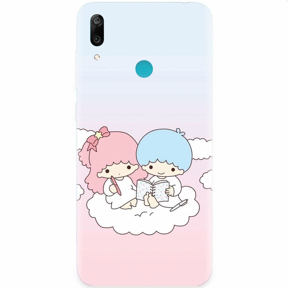 Husa silicon pentru Honor Play, Little Twins On Cloud