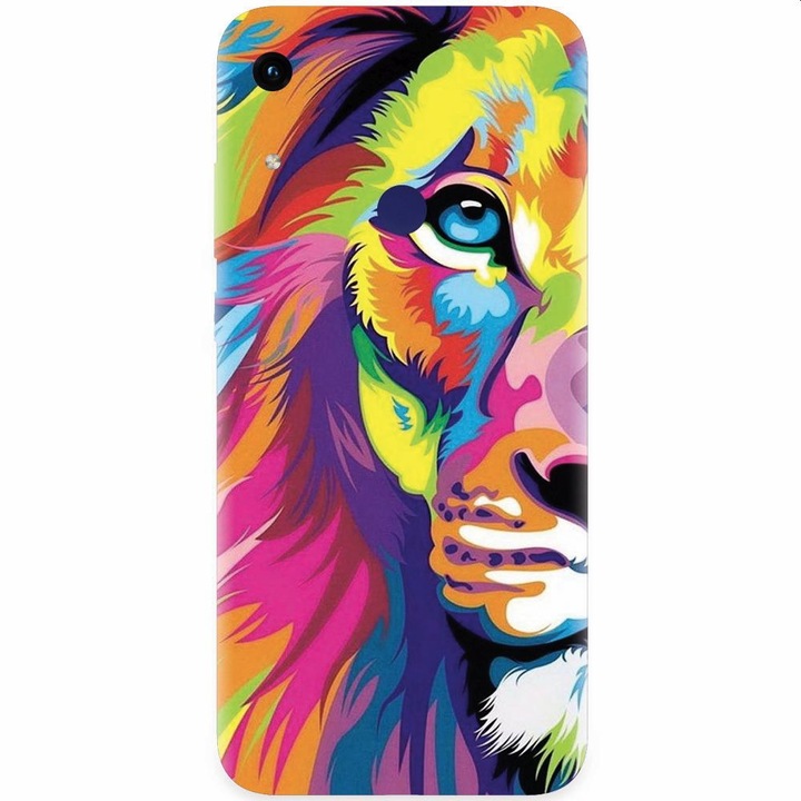 Силиконов кейс за Honor Play 8A, Colorfull Lion 002