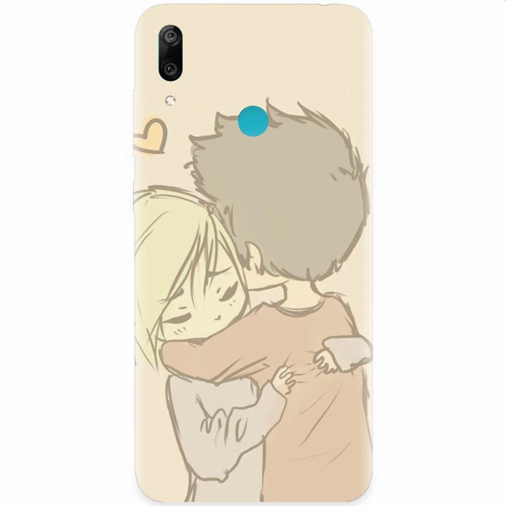 Husa silicon pentru Honor Play, Couple Hug