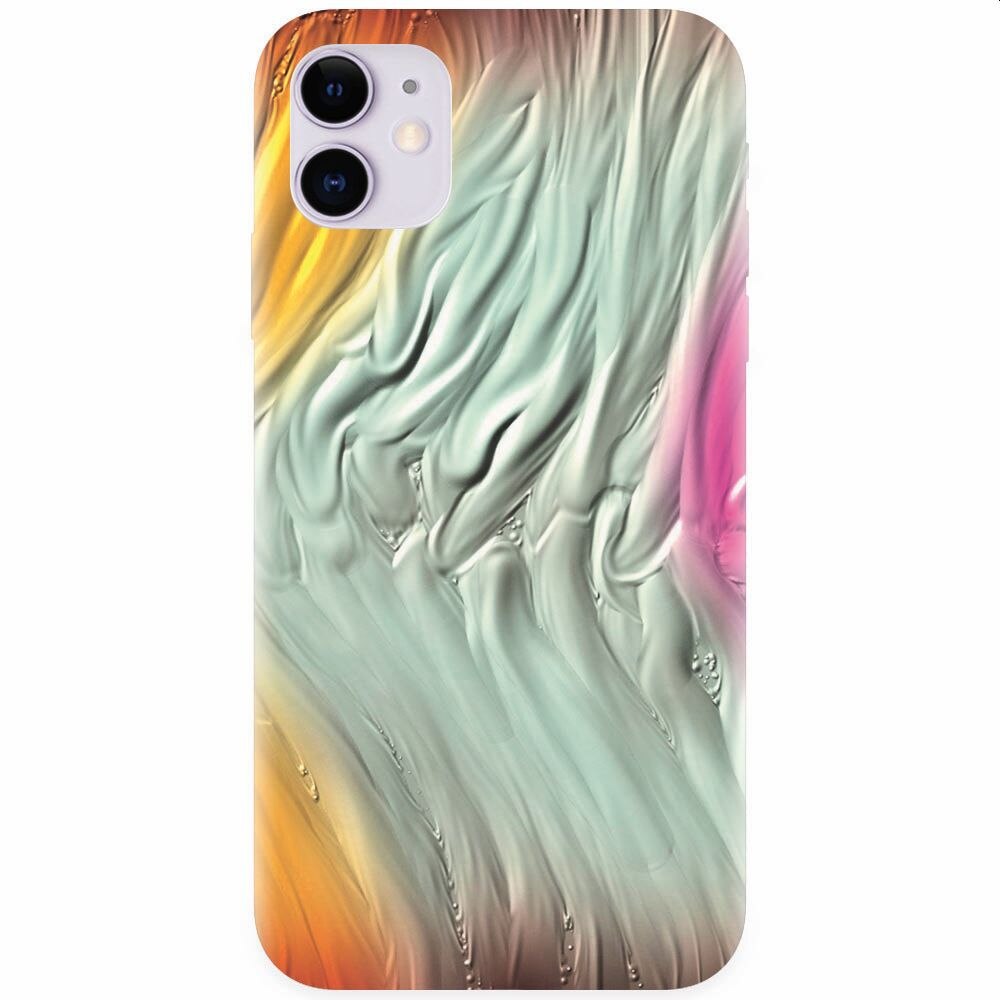 Husa silicon pentru Apple Iphone 11, Attractive Abstract Design