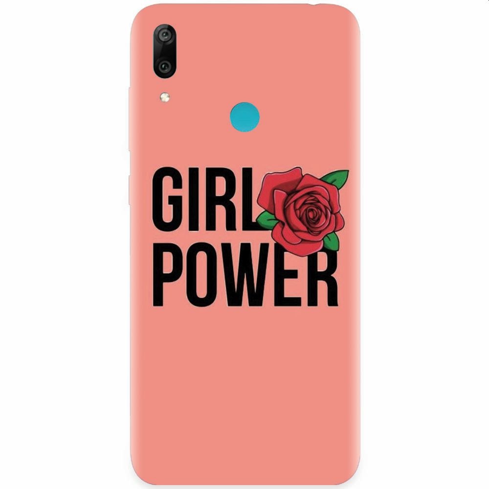Husa silicon pentru Huawei Y7 2019, Girl Power 2