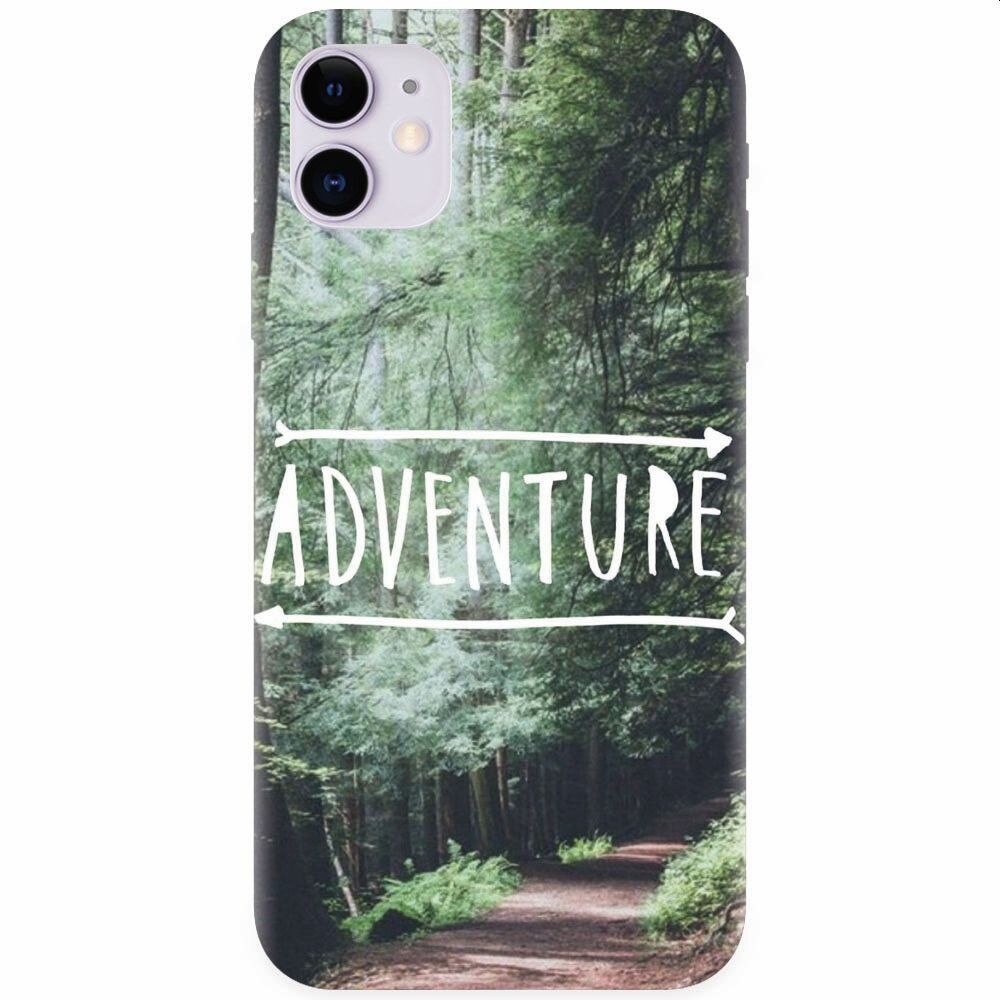 Husa silicon pentru Apple Iphone 11, Adventure Forest Path