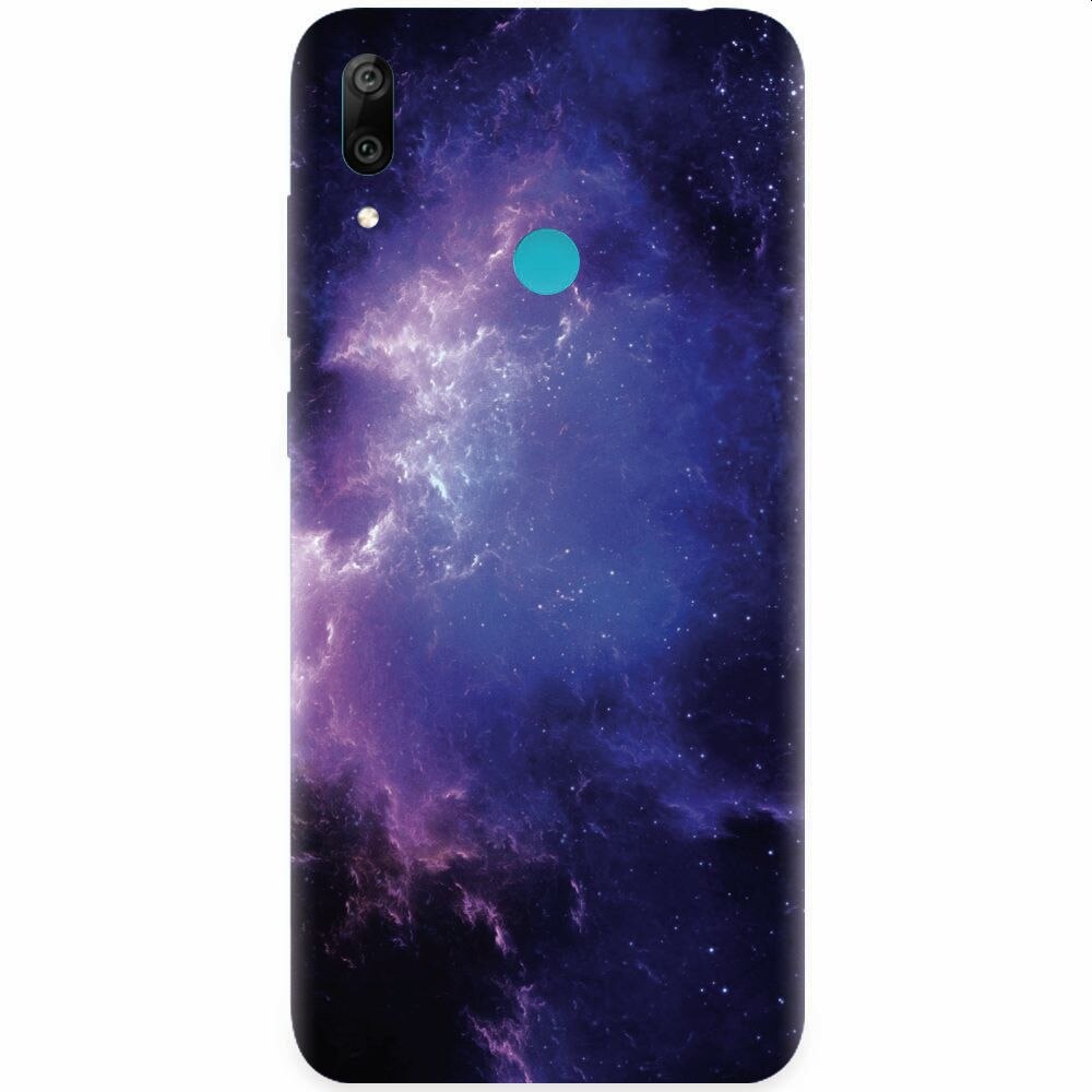 Husa silicon pentru Honor Play, Purple Space Nebula
