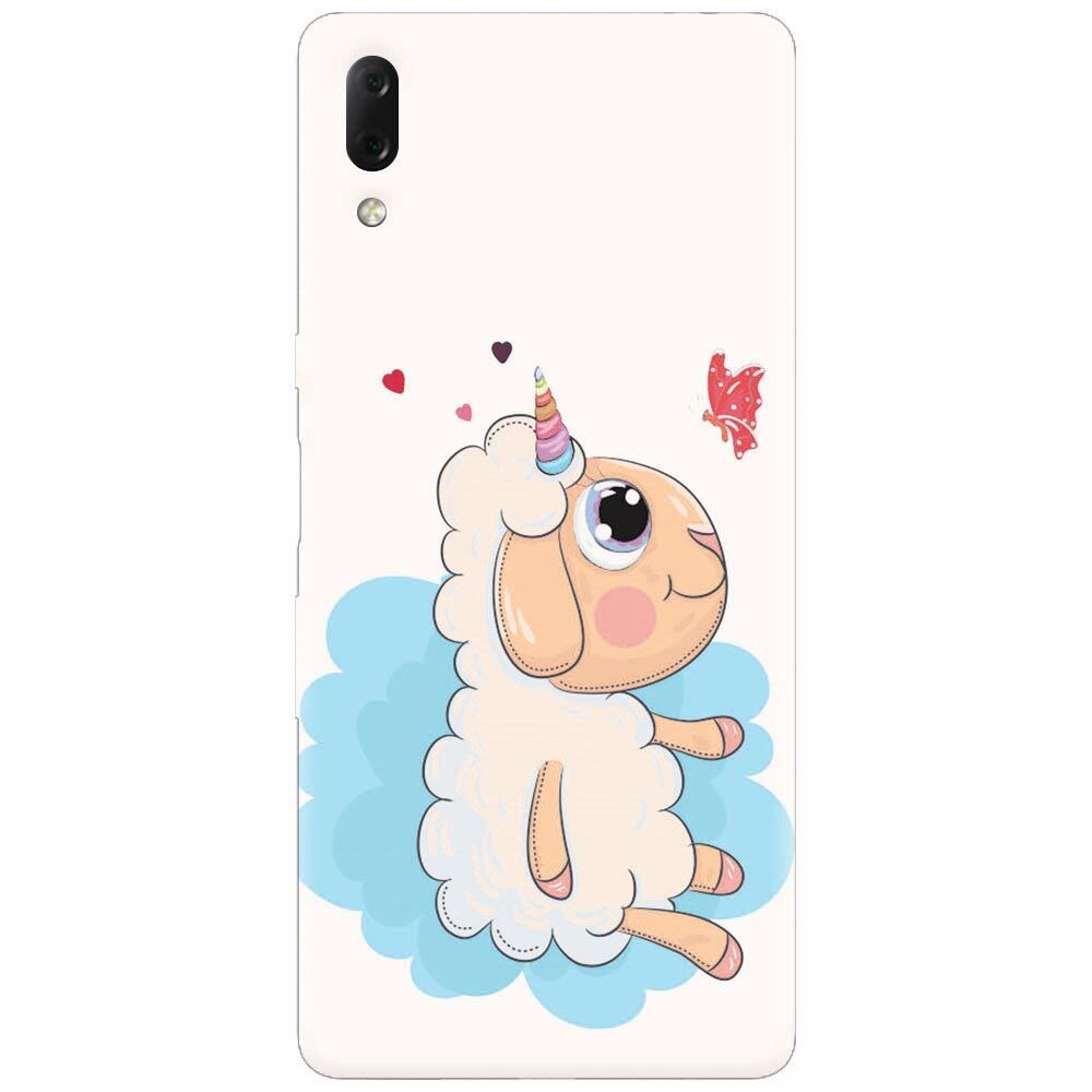 Husa silicon pentru Sony Xperia L3, Sheep Star