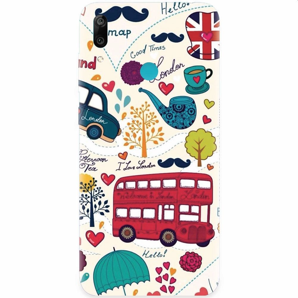 Husa silicon pentru Honor Play, Welcome In London