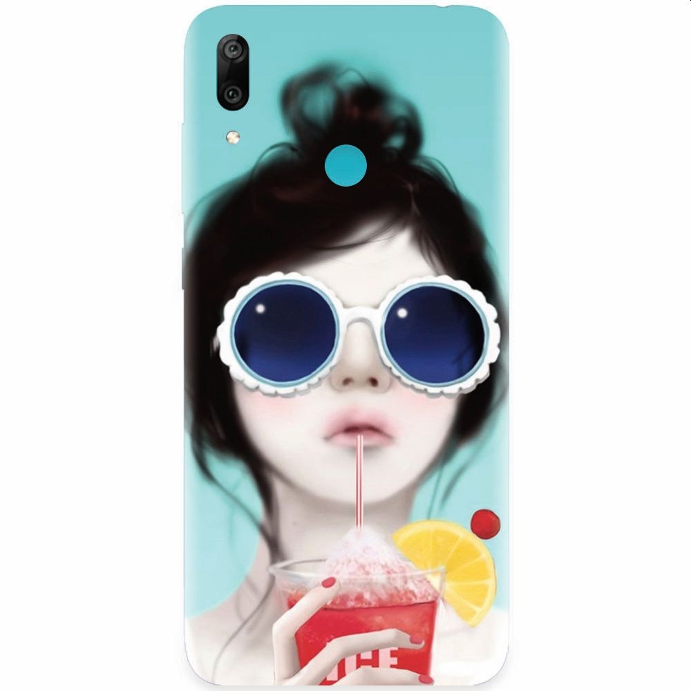 Husa silicon pentru Huawei Y7 2019, Cute Girly 001