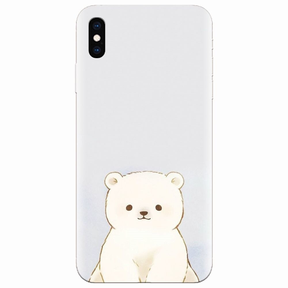 Husa silicon pentru Apple Iphone XS, Bear