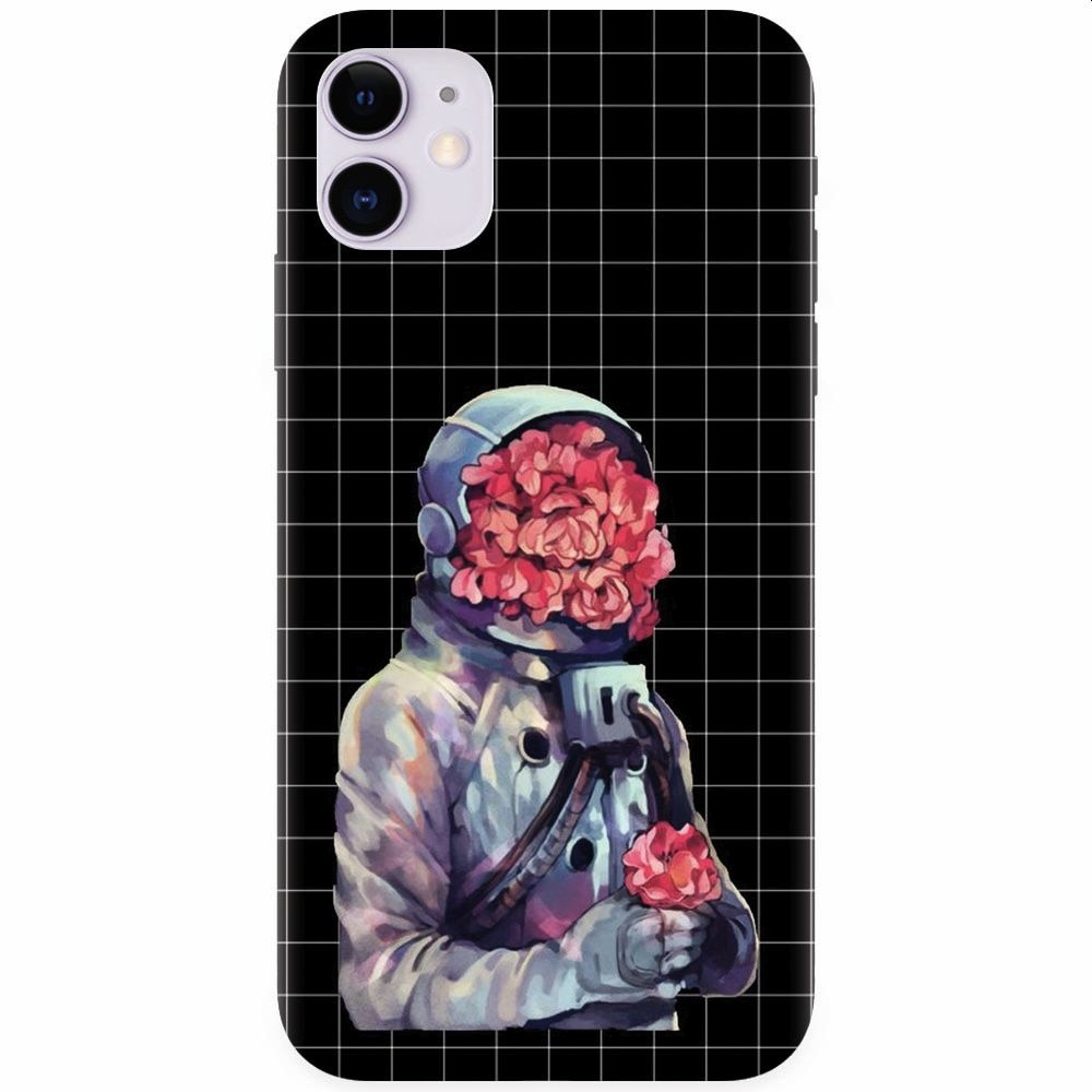 Husa silicon pentru Apple Iphone 11, Astronaut Love