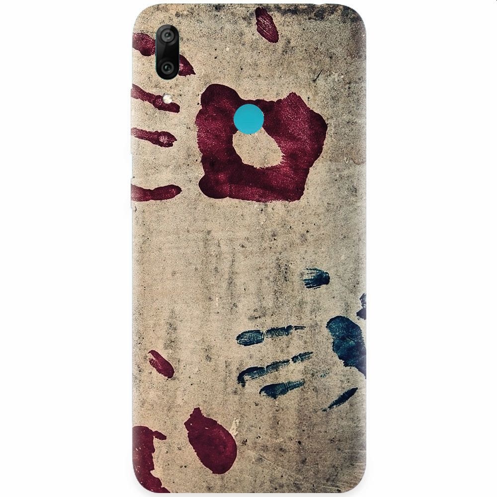 Husa silicon pentru Honor Play, Handprints