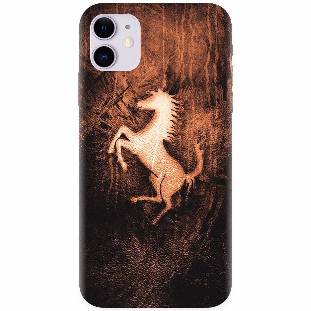 Husa silicon pentru Apple Iphone 11, Amazing Horse