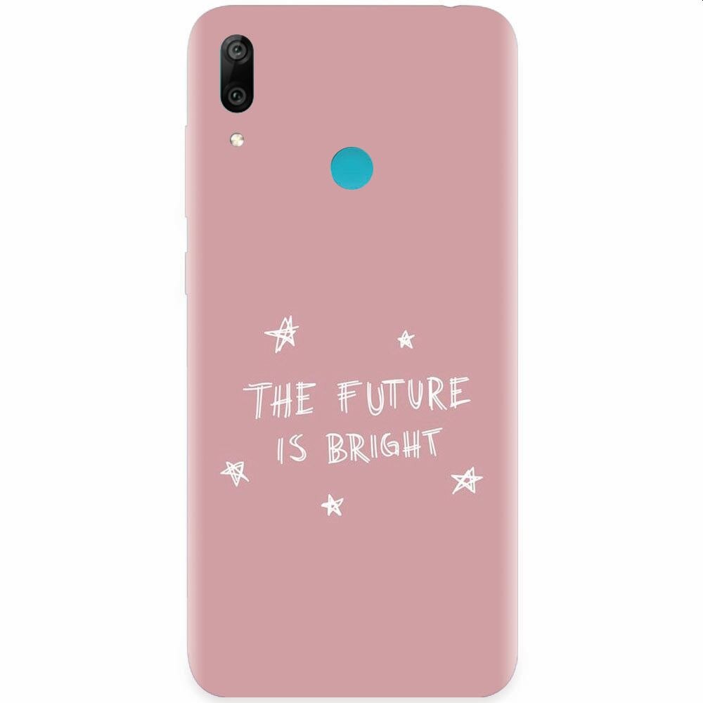 Husa silicon pentru Honor Play, The Future Is Bright