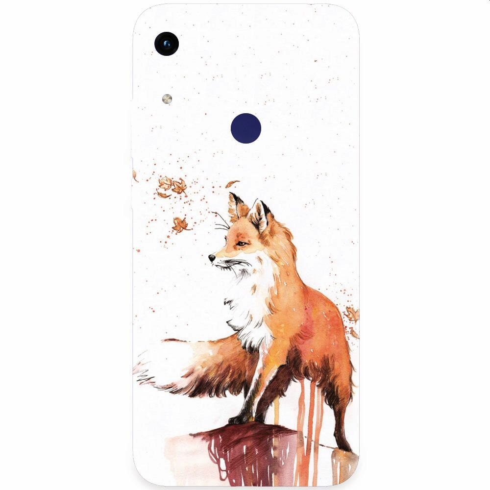 Husa silicon pentru Honor Play 8A, Fox 101