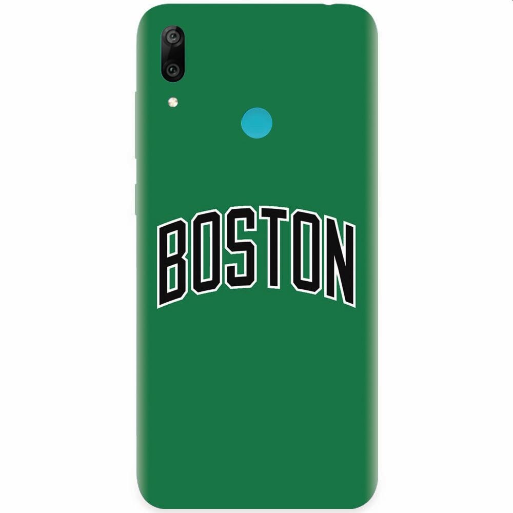 Husa silicon pentru Huawei Y7 Prime 2019, NBA Boston Celtics
