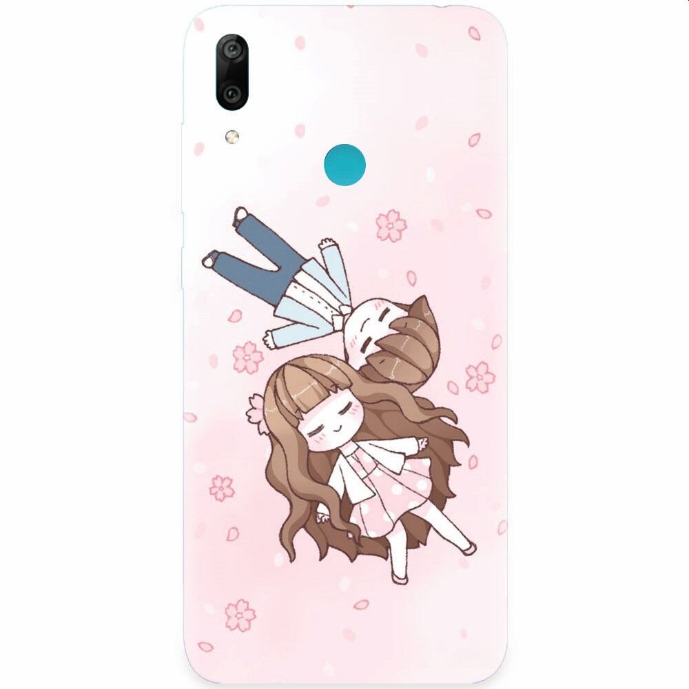 Husa silicon pentru Huawei Y7 Prime 2019, Cute Couple