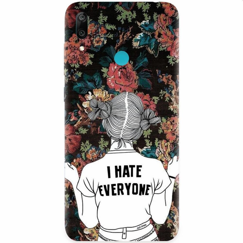 Husa silicon pentru Honor Play, I Hate Everyone