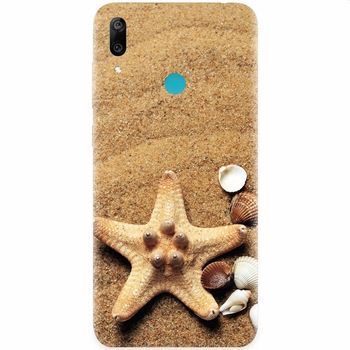 Husa silicon pentru Huawei Y7 2019, Sea Shells Husa silicon pentru Huawei Y7 2019, Sea Shells