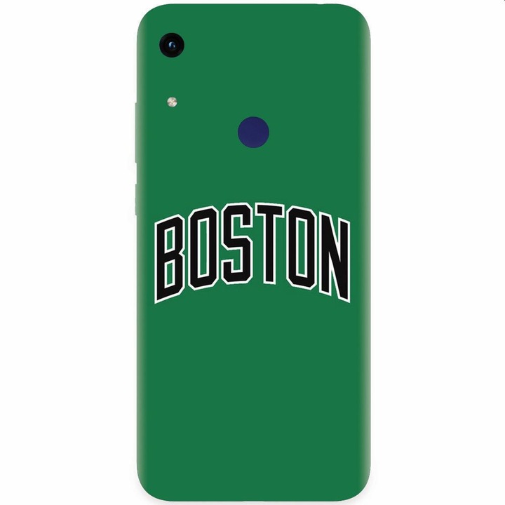 Husa din silicon compatibila cu Honor Play 8A, NBA Boston Celtics