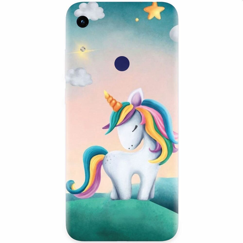 Husa silicon pentru Honor Play 8A, Magic Unicorn