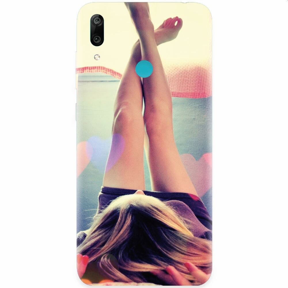 Husa silicon pentru Honor Play, Relax Girl