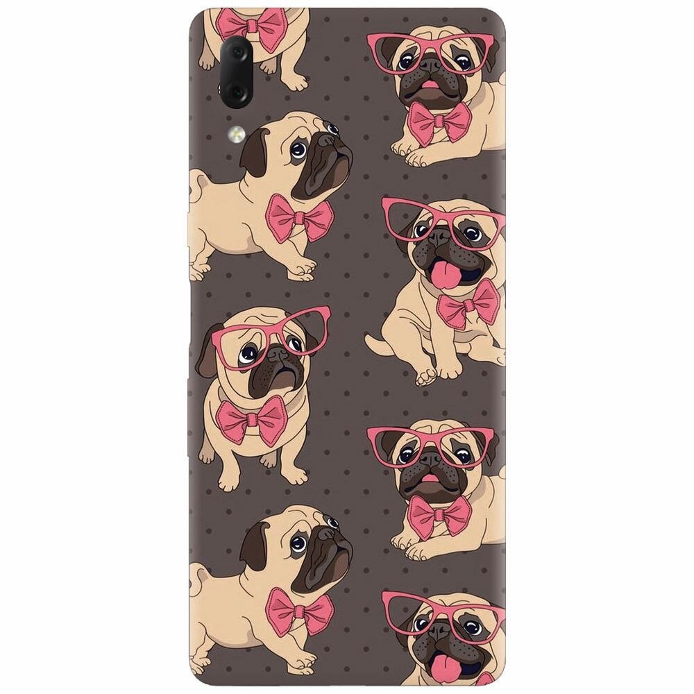 Husa silicon pentru Sony Xperia L3, Pretty Puppy