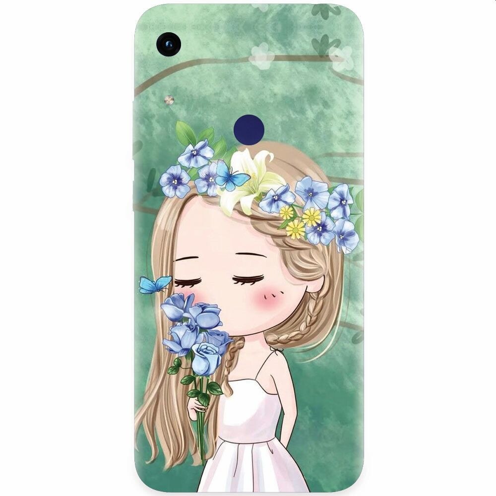 Husa silicon pentru Honor Play 8A, Girl