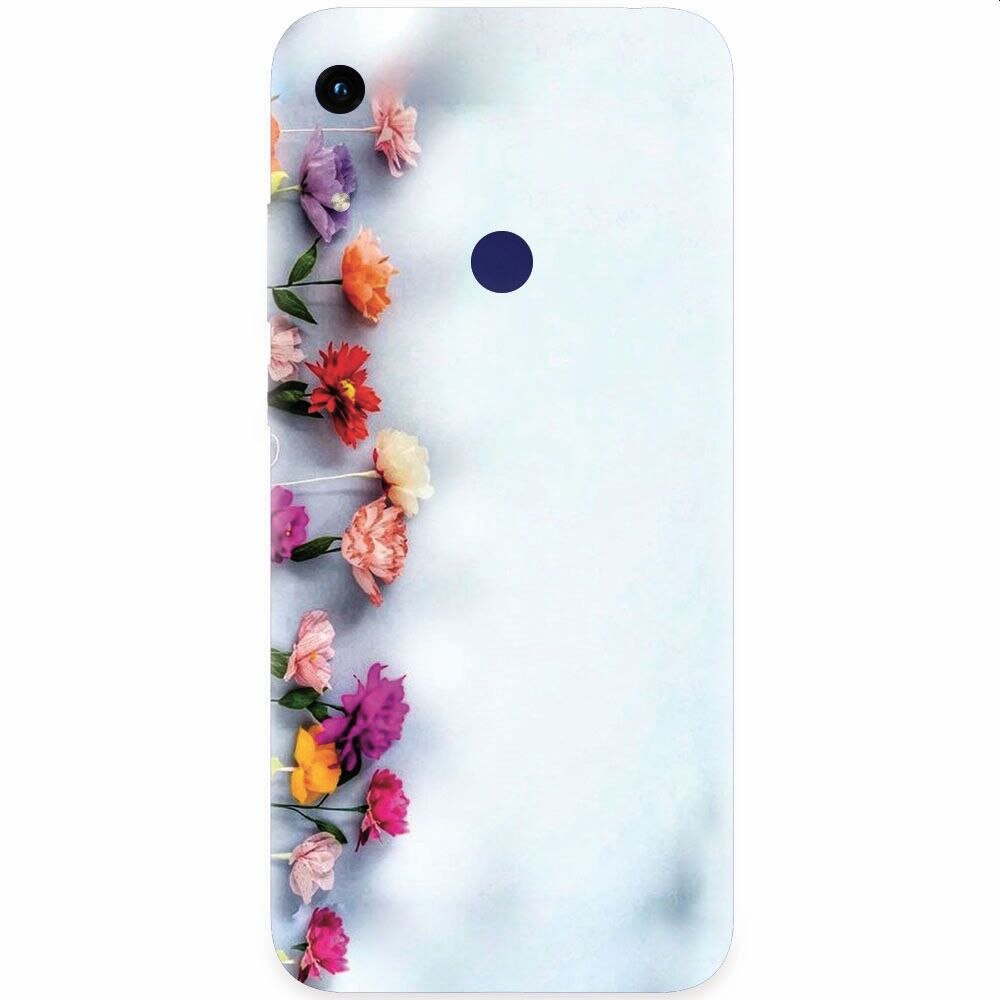 Husa silicon pentru Honor Play 8A, Flowers