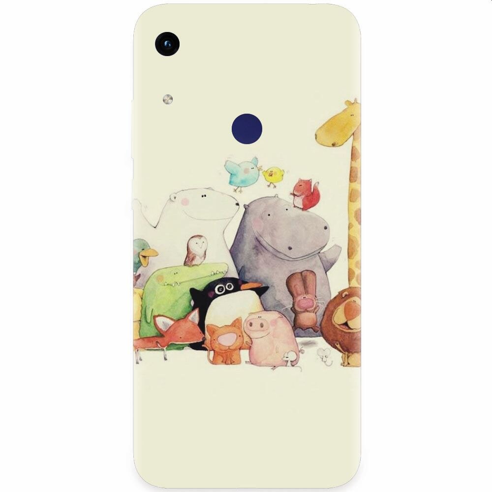 Husa silicon pentru Honor Play 8A, Cute Cartoon Animals