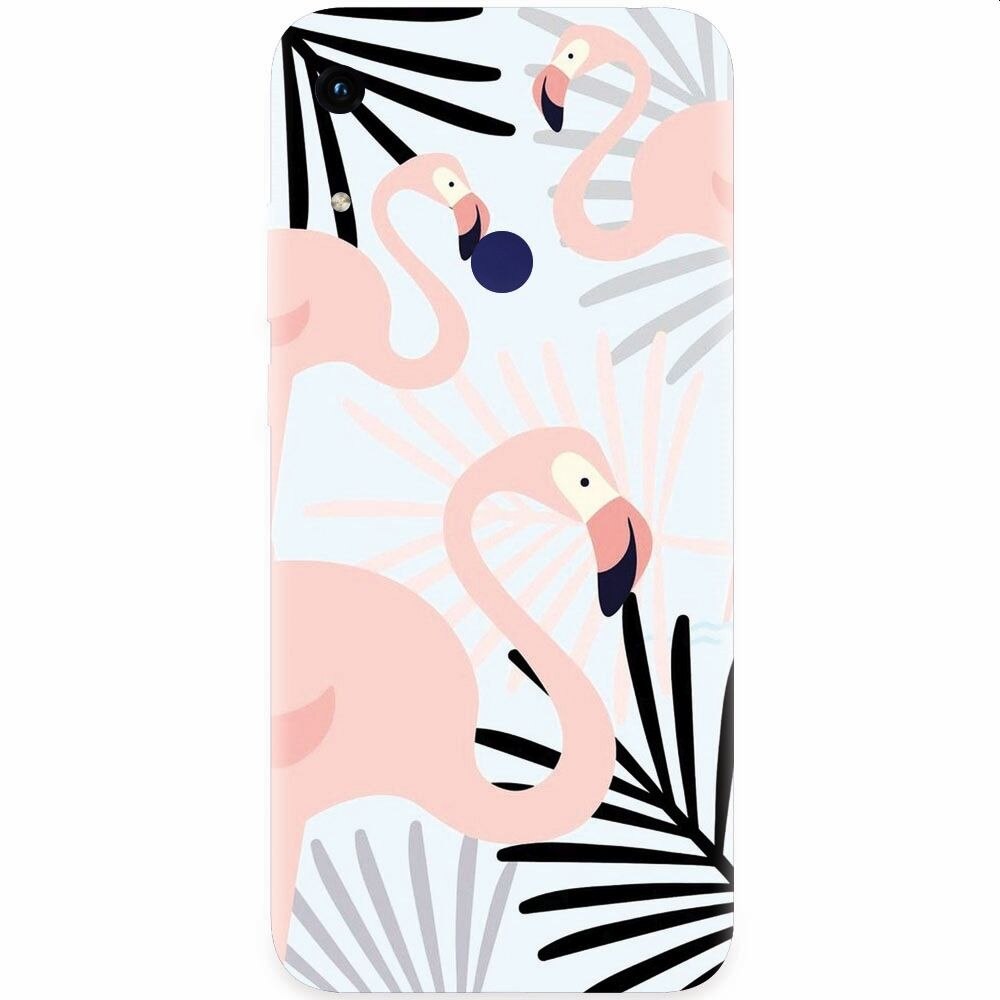 Husa silicon pentru Honor Play 8A, Flamingo