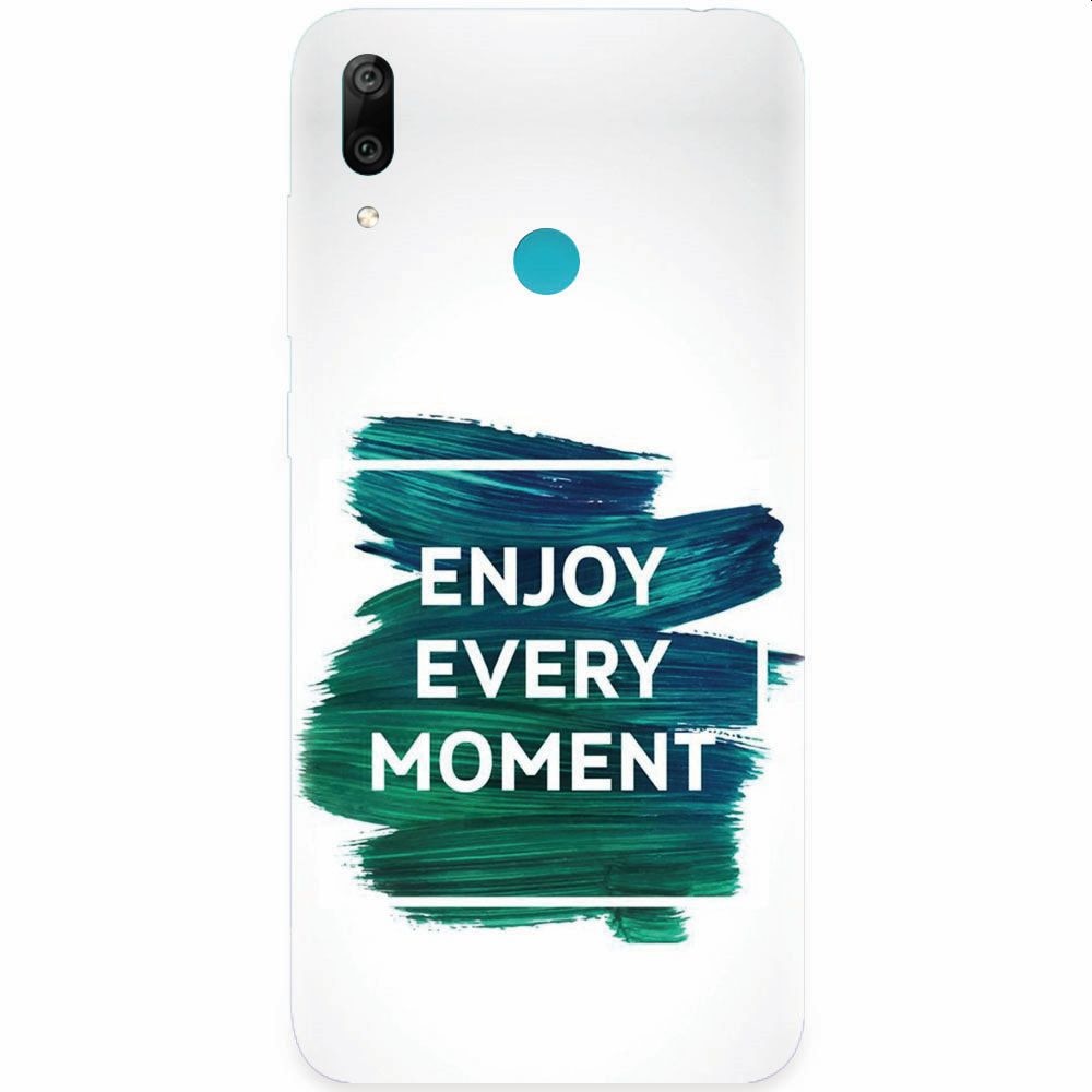 Husa silicon pentru Honor Play, Enjoy Every Moment Motivational