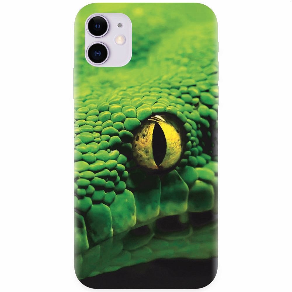 Husa silicon pentru Apple Iphone 11, Animal Eye
