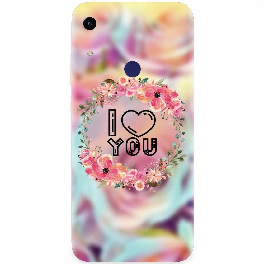 Husa silicon pentru Honor Play 8A, I Love You