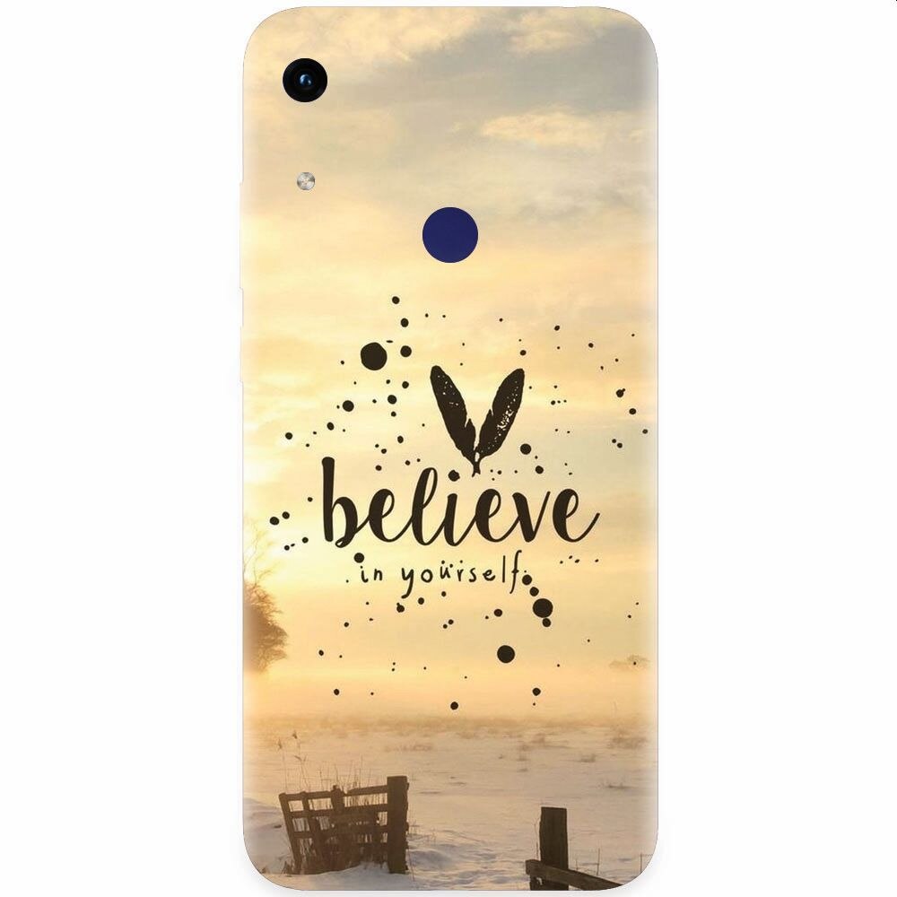 Husa silicon pentru Honor Play 8A, Believe In Yourself