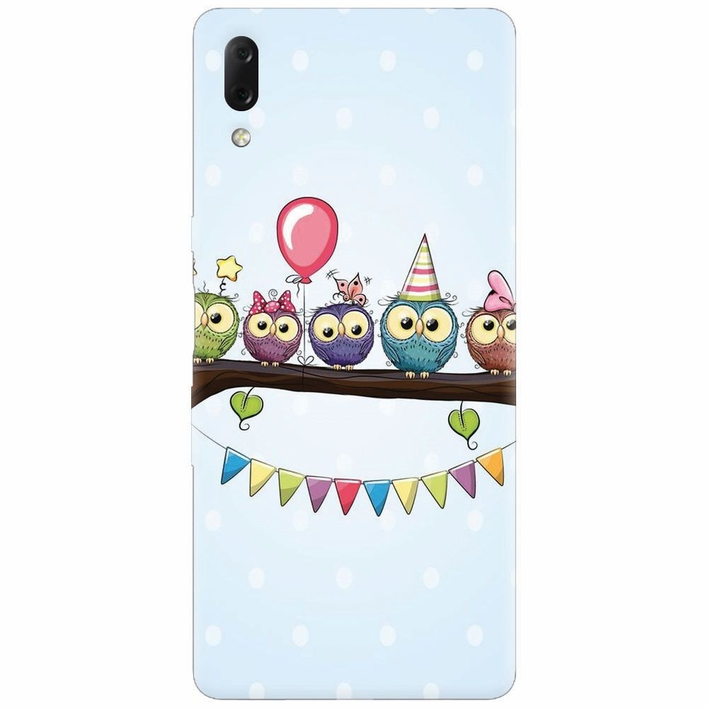 Husa silicon pentru Sony Xperia L3, Party Birds