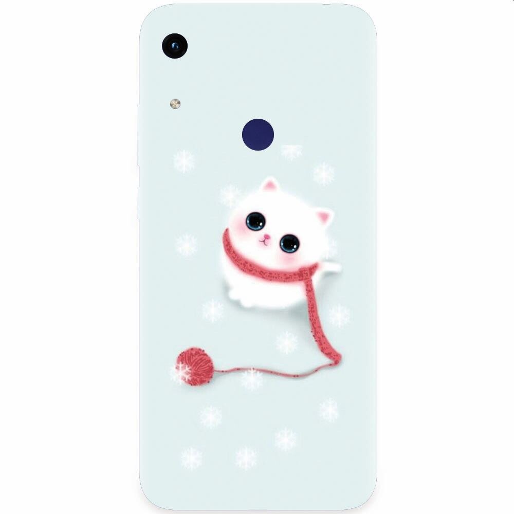 Husa silicon pentru Honor Play 8A, Cute Cat
