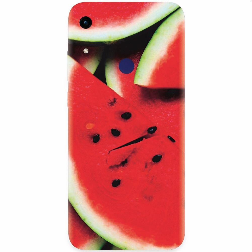 Husa silicon pentru Honor Play 8A, S Of Watermelon Slice