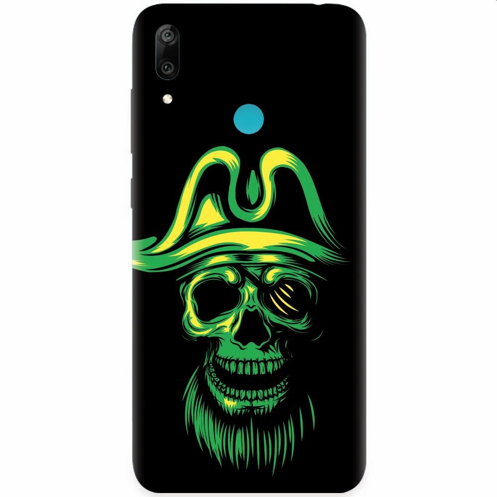 Husa silicon pentru Honor Play, Pirate Skull