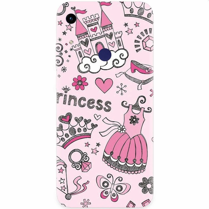 Силиконов кейс за Honor Play 8A, Princess