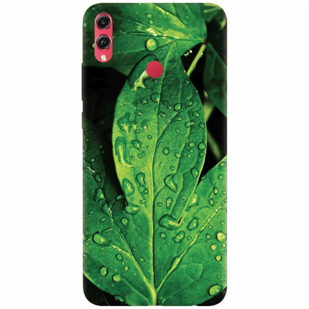 Husa silicon pentru Honor Note 10, Leaves And Dew