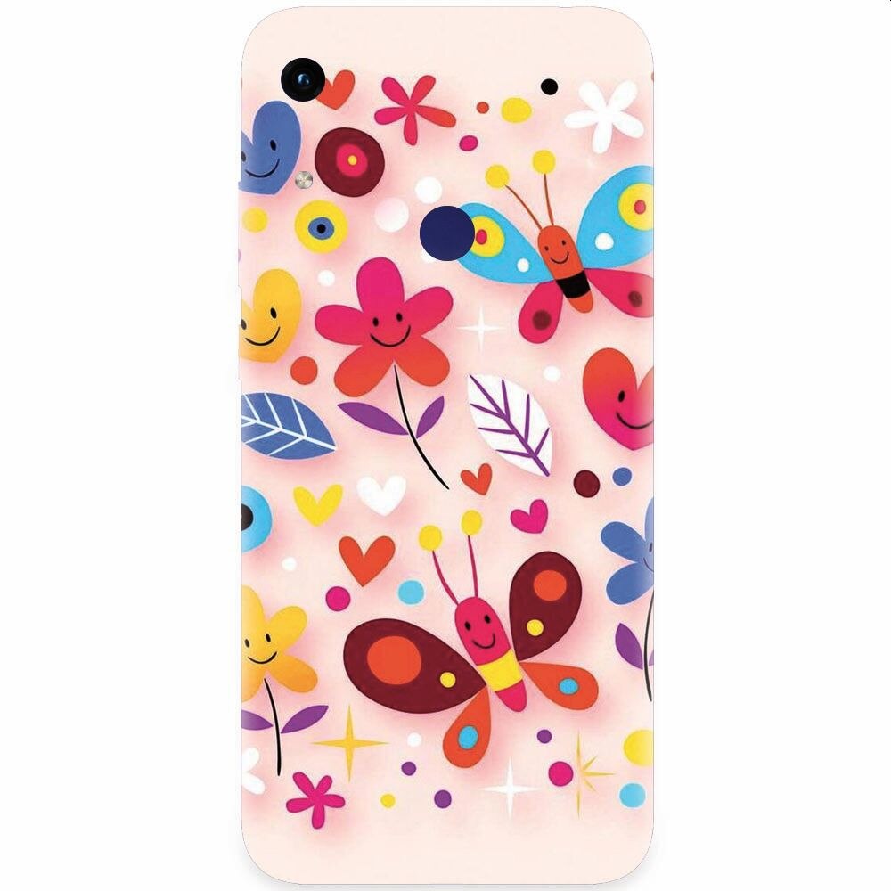 Husa silicon pentru Honor Play 8A, Butterfly 102