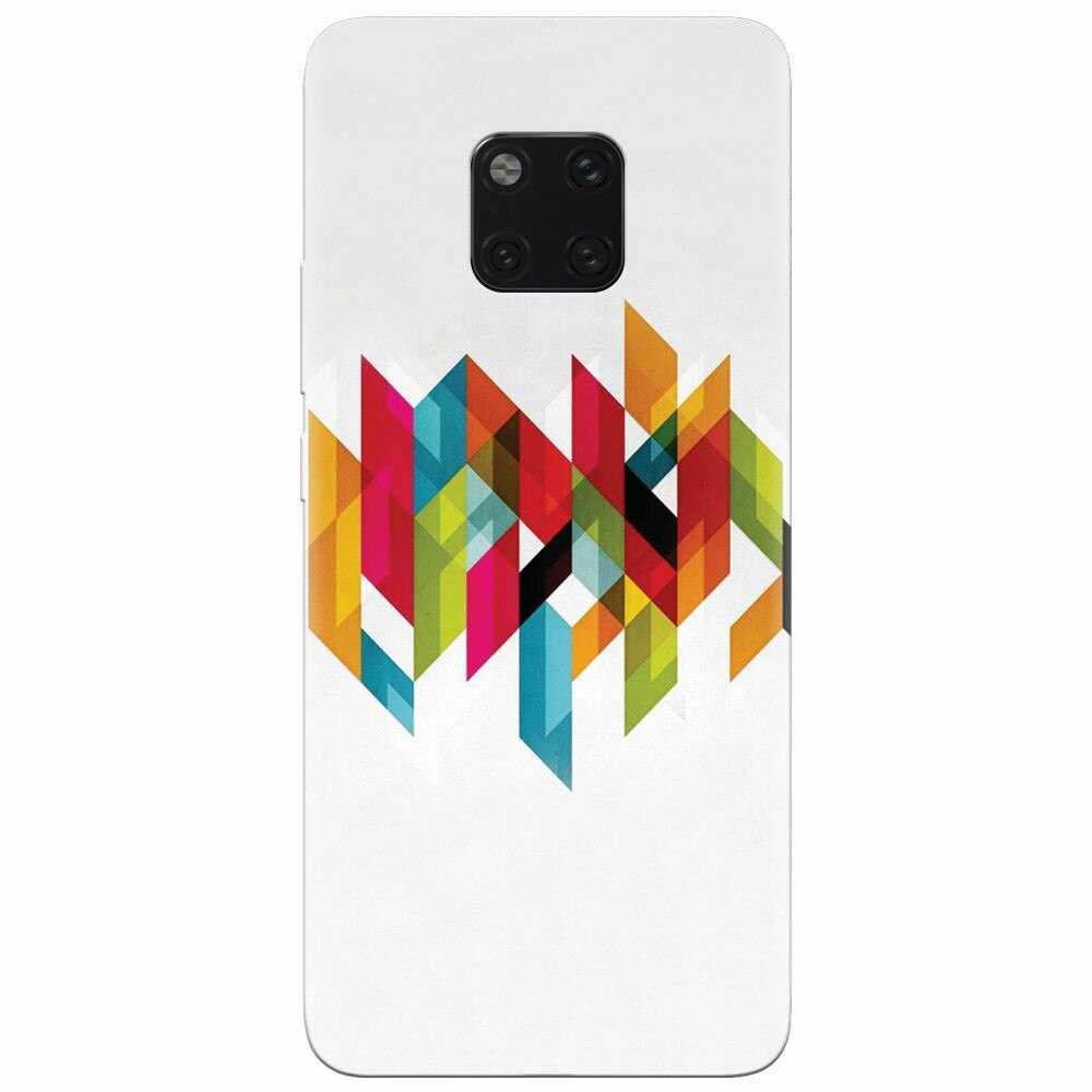 Husa silicon pentru Huawei Mate 20 Pro, Geometric