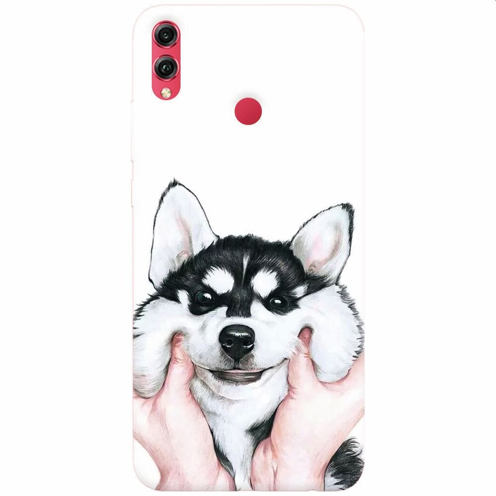 Husa silicon pentru Honor 8X, Cute Dog 1