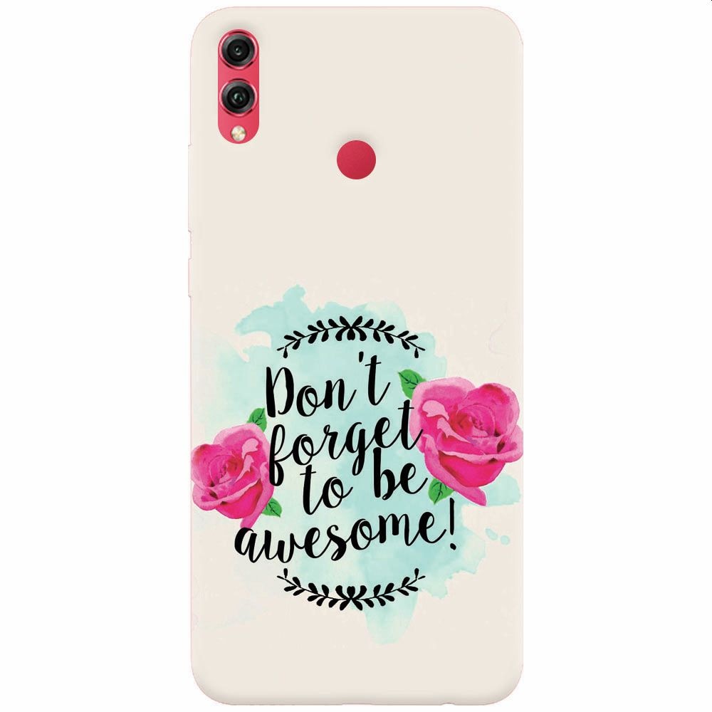 Husa silicon pentru Honor View 10 Lite, Dont Forget