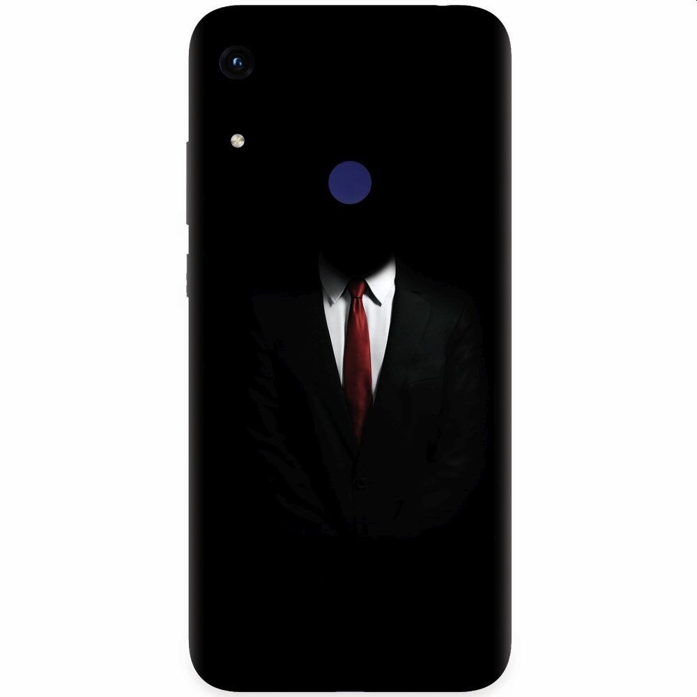 Husa silicon pentru Honor Play 8A, Mystery Man In Suit