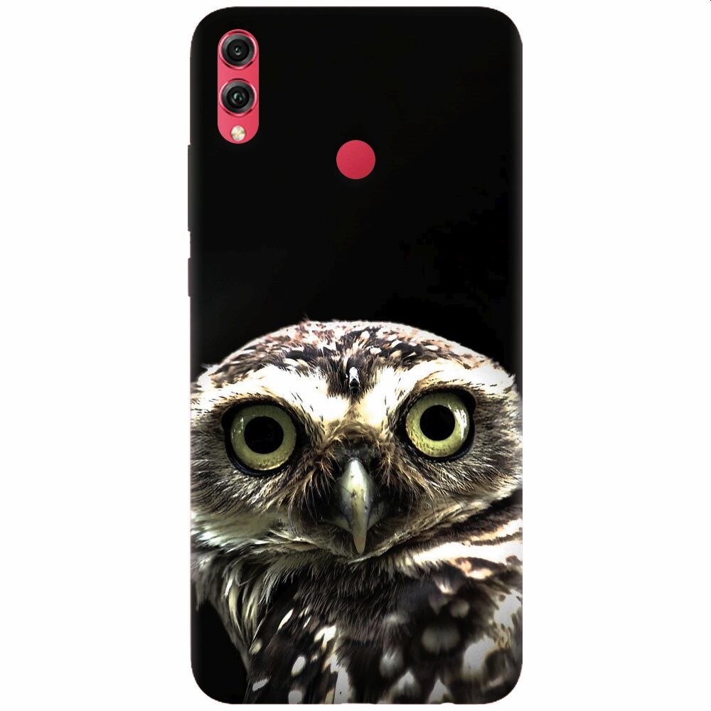 Husa silicon pentru Honor 10 Lite, Owl In The Dark