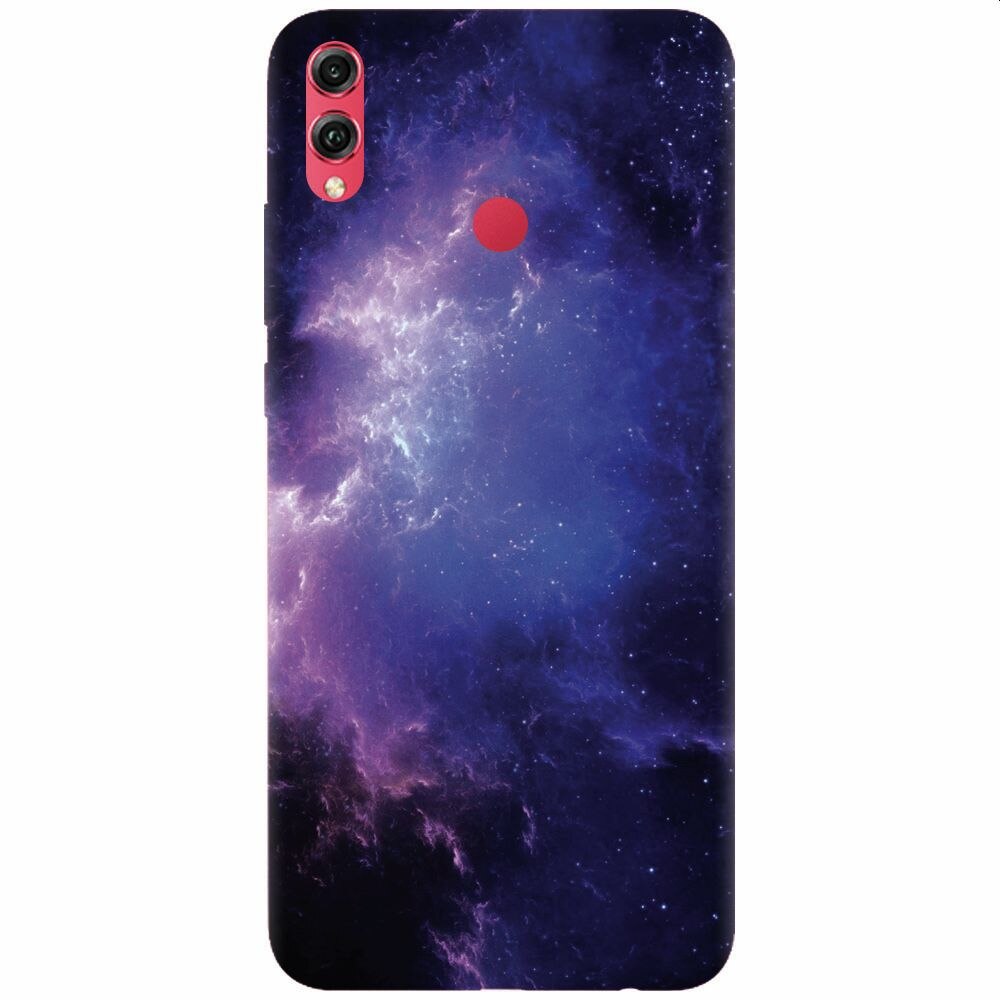 Husa silicon pentru Honor 8X, Purple Space Nebula
