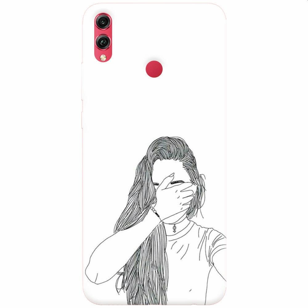 Husa silicon pentru Honor 10 Lite, Dont Look