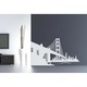 Golden Gate - Sticker Decorativ - Portocaliu - 120 x 68 cm