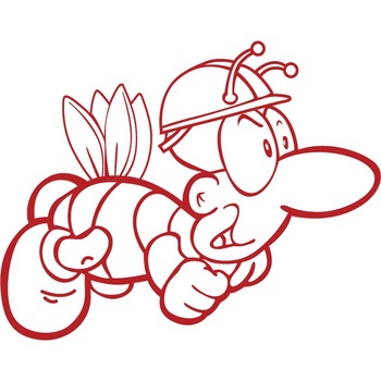 Albinuta cea harnica - Sticker Decorativ - Rosu Cardinal - 140 x 110 cm Albinuta cea harnica - Sticker Decorativ - Rosu Cardinal - 140 x 110 cm